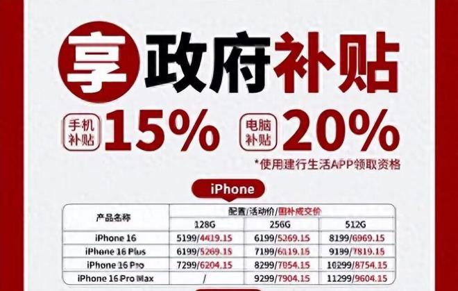 息：手机国家补贴标准一视同仁均补贴15%AYX爱游戏APP手机国补2025最新消